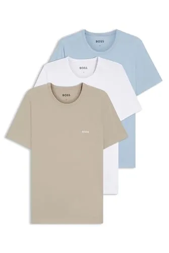 BOSS T-Shirt TShirtRN 3P Classic (Packung, 3-tlg) mit BOSS Stickerei - Entdecke das klassische BOSS T-Shirt »TShirtRN 3P Classic«! Mit trendiger Logostickerei und bequemem Rundhalsausschnitt ist es ideal für vielseitige Styles — lässig oder elegant kombinierbar. Der hochwertige Baumwoll-Jersey sorgt für angenehmen Tragekomfort.