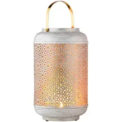 Marrakesch Teelichthalter Anago Groß - Handgefertigte Boho Deko - Kerzenständer für den Innenbereich, handgefertigt aus Metall, ideal für eine gemütliche Atmosphäre und stilvolle Akzente.