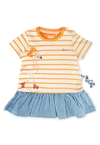 Sigikid Baby Mädchen Kleid Sommer Kurzarm aus Bio-Baumwolle - Kleider für Baby-Mädchen, aus weicher Bio-Baumwolle mit UV-Schutz 40+, bequem und pflegeleicht für unbeschwerten Spielspaß.