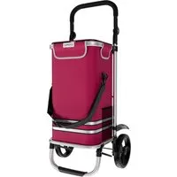 24MOVE® Einkaufstrolley Vehlo – Klappbar mit 55L und Kühlfach