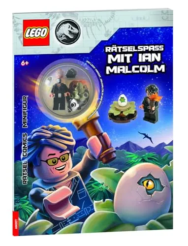 LEGO® Jurassic World™ - Rätselspaß mit Ian Malcom: mit Minifigur 