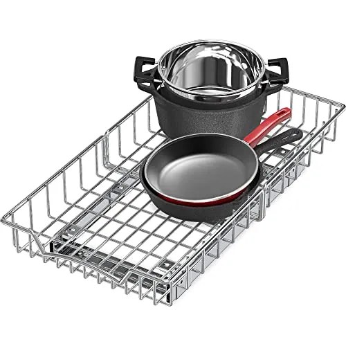 Simple Houseware Ausziehbarer Schubladen-Organizer für den Schrank (11 Zoll B x 21 Zoll T)