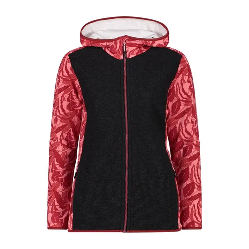 CMP Woman Jacket FIX Hood desert rose-red wine (32ZM) 40