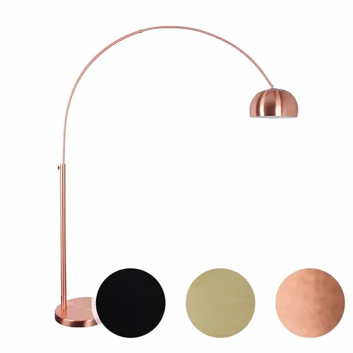 Zuiver Bogenleuchte Bow, Chrom, höhenverstellbar in silber von Zuiver