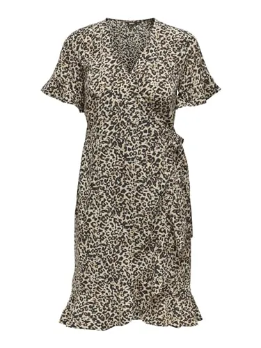 ONLY Onlolivia S/S Wrap Dress WVN Noos