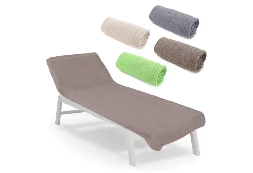 heimtexland Liegenauflage Liegestuhl Schonbezug Frottee Liegestuhlauflage, (Typ772, 1 St), saugstark, schnelltrocknend, hygienisch