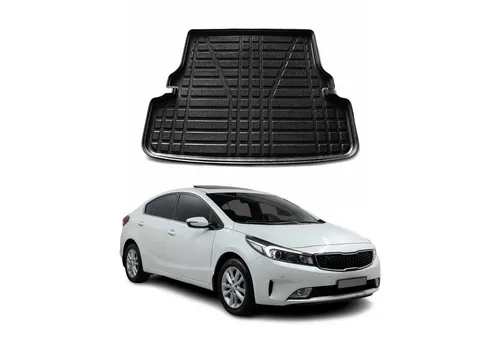 OMAC Kofferraummatte für Kia Cerato 2016-2025 – Gummi TPE Schwarz - Fahrzeugspezifische Kofferraummatte für Kia Cerato 2016-2025, leicht zu reinigen und rutschfest. Bietet zuverlässigen Schutz vor Verschmutzungen und ist aus umweltfreundlichen Materialien gefertigt.