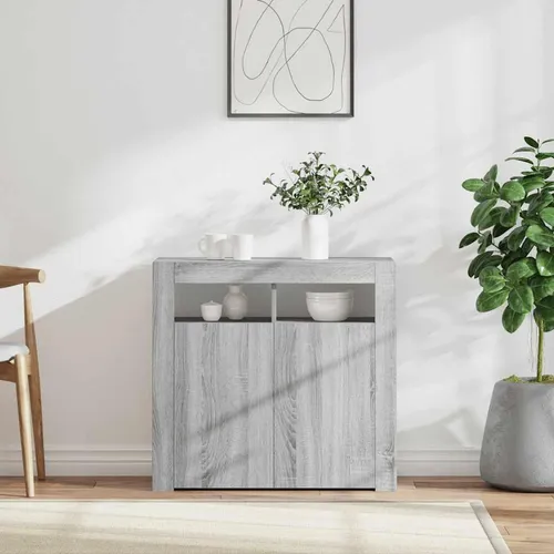 vidaXL Sideboard mit LED-Beleuchtung