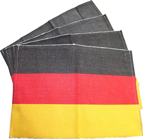 Tischset Deutschland schwarz-rot-gold 4teilig