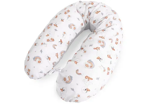 Amilian Stillkissen XXL 170 cm - Schwangerschaftskissen & Seitenschläferkissen mit Bezug, - Lagerungskissen - Nursing Pillow - Pregnancy Pillow, mit Füllung, Schlafkissen für Seitenlage - Körperkissen