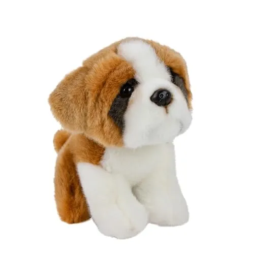 Teddys Rothenburg Kuscheltier Bernhardiner sitzend braun/weiß 20 cm Plüschhund Plüschtier