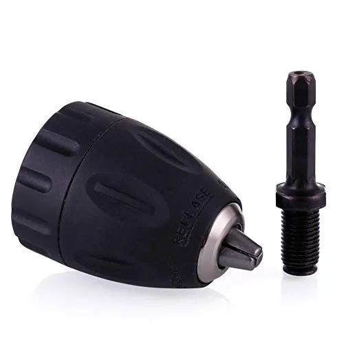 Fanmuran Schnellspannbohrfutter 0,8-10 mm Bohrfutter für Bohrschrauber Drill Chuck Schnellspannbohrfutter mit Sechskantschaft