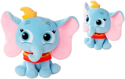 Disney Doorables Dumbo Teddybär 25 cm - Kuscheltiere – Offiziell lizenzierte Dumbo Plüschfigur, ideal für Kinder ab Geburt, sorgt für elefantenstarken Spielspaß und fördert die Fantasie.