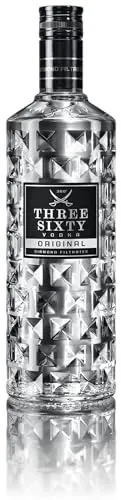 THREE SIXTY VODKA ORIGINAL – 1l Diamond filtrated Vodka von THREE SIXTY