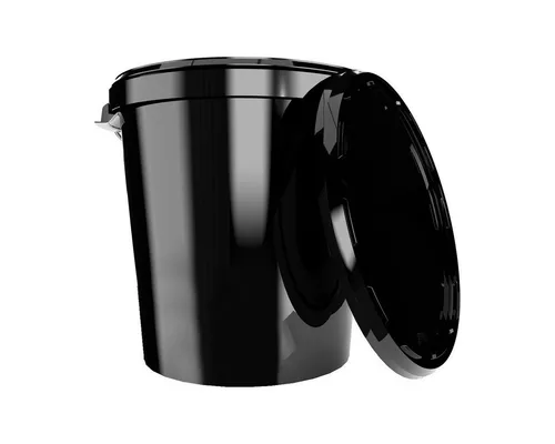 FixedByU Putzeimer Hobbock Eimer mit Deckel 31,5 L, Lebensmittelecht, (Eimer-Set, 1-tlg., Eimer mit Deckel)