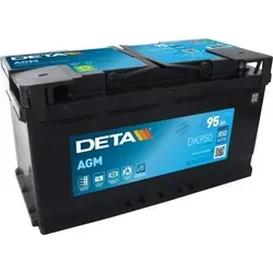 DETA DK950 Start-Stop AGM Autobatterie 12V 95Ah 850A