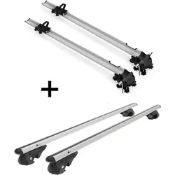 Fahrradträger Set Bike Pro + Dachträger VDP004 L für Mercedes E-Klasse Kombi 95-08