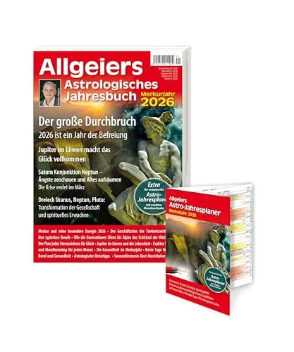 Allgeiers Astrologisches Jahresbuch 2026: Mit herausnehmbarem ASTRO-JAHRESPLANER - Astrologisches Jahresbuch für 2026 mit praktischem, herausnehmbarem Jahresplaner – ideal für Astrologie-Enthusiasten und zur Planung wichtiger Lebensereignisse.