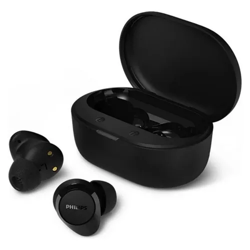 Philips TAT1300BK/00 True Wireless In-Ear-Kopfhörer - Erleben Sie kabellosen Musikgenuss mit den leichten True Wireless Earbuds. Mit bis zu 24 Stunden Wiedergabezeit und einem komfortablen Sitz sind sie ideal für den täglichen Einsatz.