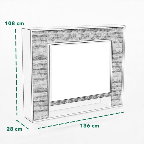 Garlivo Elektrokamin 'VENEZIA Weiss/ Eiche Hell ' | LED Standkamin in weiss mit Heizung (1500 W) | HxBxT: 108x136x28cm