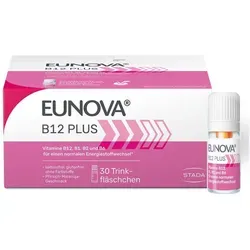 Eunova B12 Plus - 30x8 ml zur Verringerung von Müdigkeit, rezeptfrei und ideal für mehr Energie im Alltag