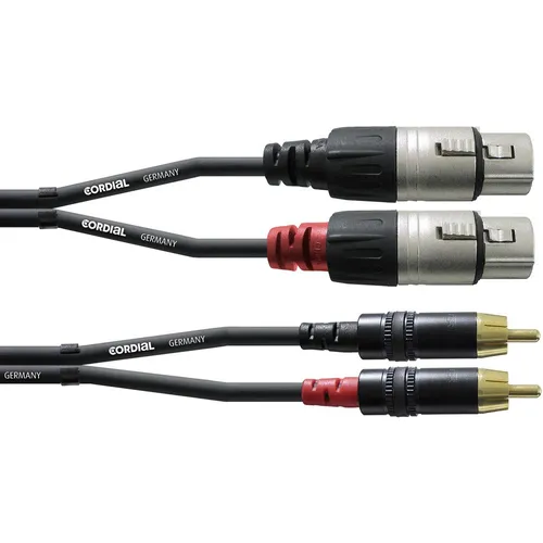Cordial CFU 1,5 FC Audio Adapterkabel [2x XLR-Buchse von Cordial