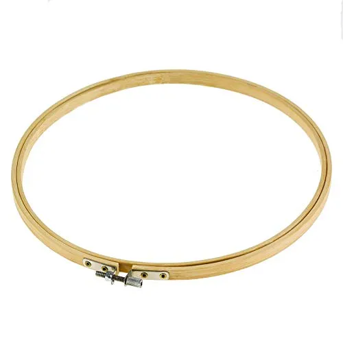 maDDma Stickrahmen Holz rund Stickring Holzstickrahmen Holzstickring Natur, Größenwahl