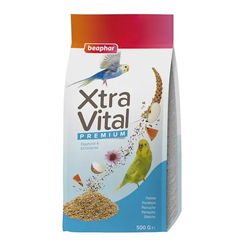Beaphar - XtraVital Sittiche - All-in-One Premium Nahrung Für Sittiche - 500 g