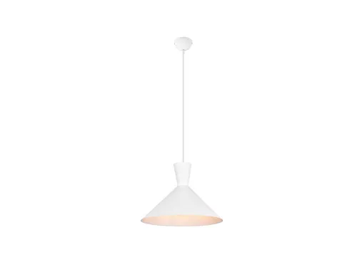 Reality Leuchten LED Pendelleuchte mit Dimmfunktion, 35cm, Weiß
