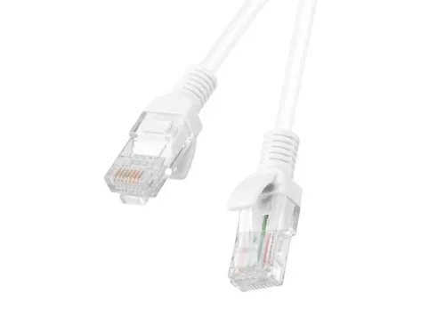 Patchcord Lanberg UTP kat.5e 0,25m biały Lanberg