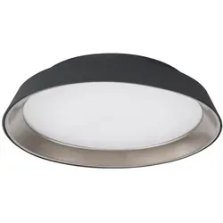 Nova Luce VELA LED Deckenleuchte Schwarz, Kaffeebraun - Moderne Deckenleuchte aus nachhaltigem Acryl und Aluminium, mit dimmbaren LEDs für gemütliches Licht. Ideal für Esszimmer, Flur oder Wohnzimmer.
