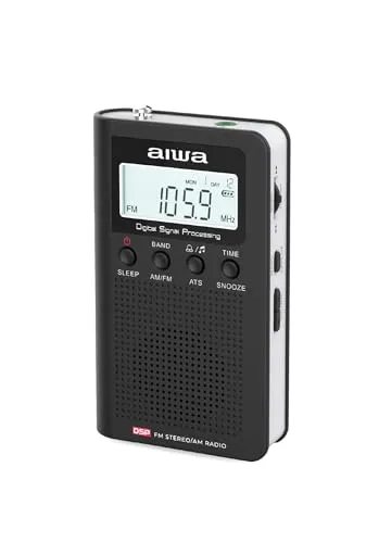 AIWA RSD-45BK: Digitales Taschenradio AM/FM Stereo