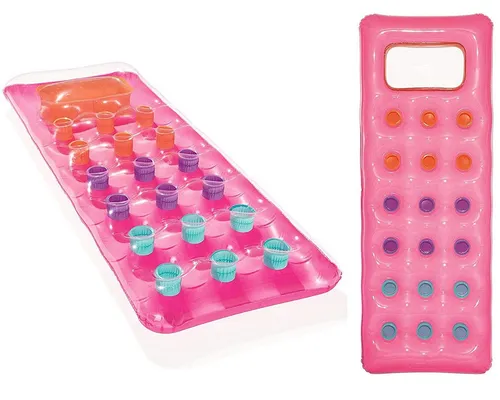 Bestway 43040 Solar Luftmatratze mit Sichtfenster in pink von Bestway