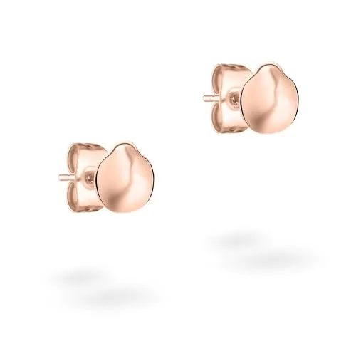 Tamaris Ohrstecker TJ-0582-E-08 - Ohrringe für Damen, aus hochwertigem roségold poliertem Edelstahl, stilvolles organisches Design, perfekt als Geschenk verpackt in einem eleganten Stoffbeutel.