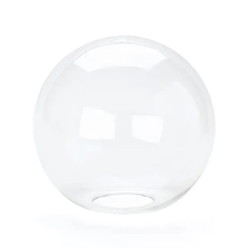Glas Lampenschirm Ersatzglas Kugelform Klar Ø 140 mm Leuchtenglas Kugelglas