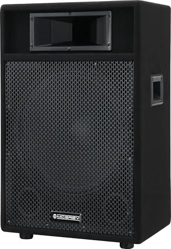 McGrey PA-115 passive PA Lautsprecher Box 400 Watt - 2-Wege PA-Box mit 15'' Speaker und robustem Gehäuse, ideal für Live-Events und Partys, bietet kraftvollen Sound bis zu 400 Watt Peak.