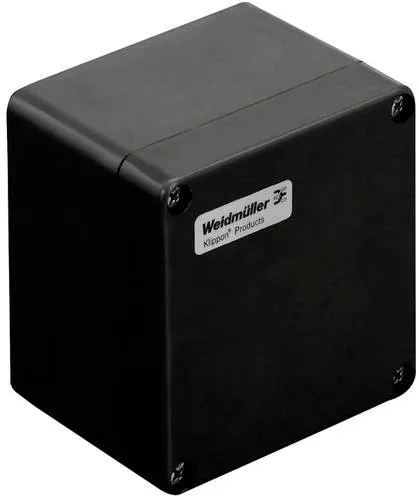 Weidmüller KLIPPON POK 121209 EX Gehäuse - Schalter, robustes Gehäuse aus glasfaserverstärktem Polyester, ideal für den Einsatz in anspruchsvollen Umgebungen.