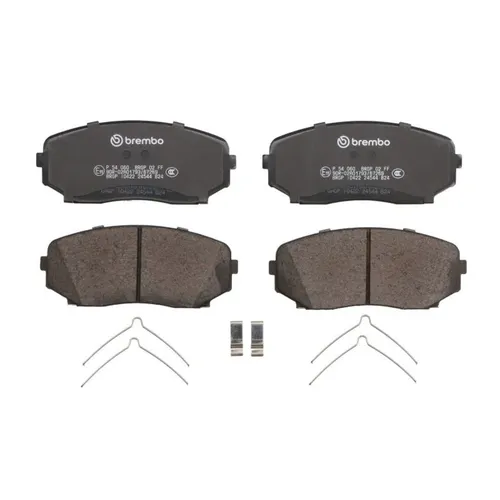 Brembo Bremsbelagsatz PRIME LINE P 54 060 - Bremsbeläge für Scheibenbremsen, hervorragende Bremsleistung und hohe Langlebigkeit für sicheres Fahren.