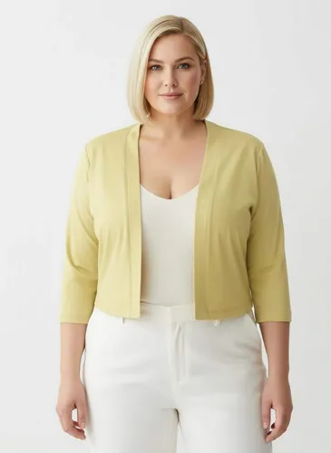 Witt Shirtjacke Bolero 3/4-Arm gelb 46 in gelb von Witt