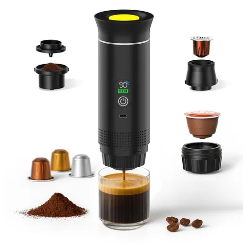 Tragbare USB-C Espressomaschine mit Selbstaufheizung