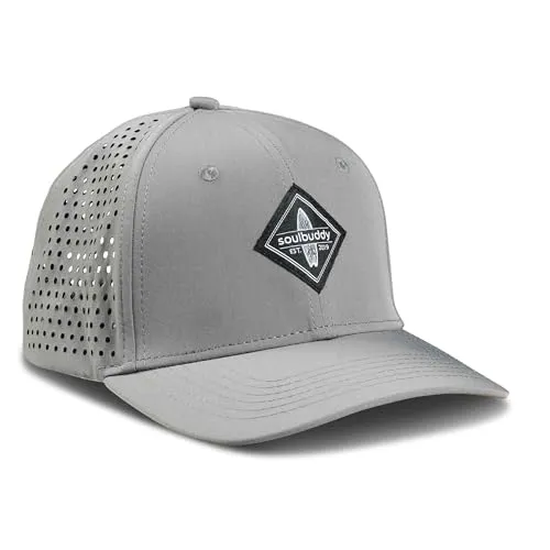 Soulbuddy Sport Sonnenhut Kinder Cap – Cappy Jungen Mädchen – Basecap Kids – Snapback Cap Kleinkinder – 2 Größen verfügbar – Light Grey – Größe L