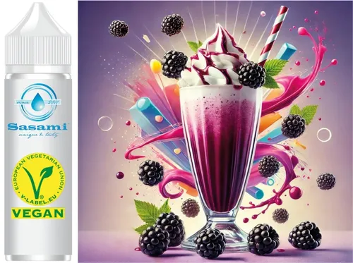 Milchshake Brombeere Milkshake Aroma Konzentrat - Vegan - Sasami - 10ml