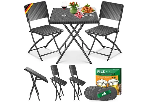 KESSER Bistrotisch 3-teiliges Bistroset von Kesser