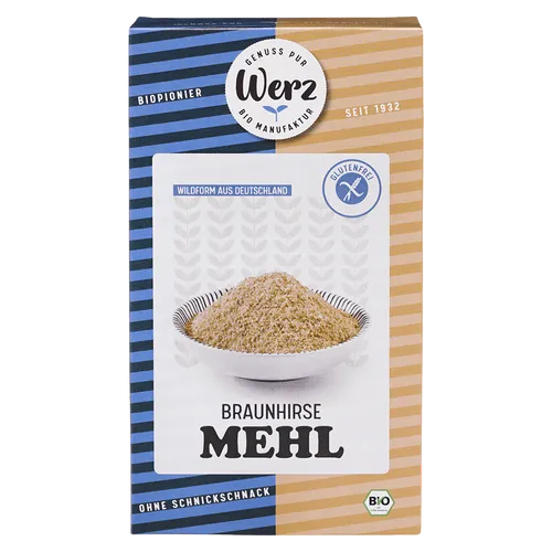 Werz Braunhirse-Mehl 1kg Bio