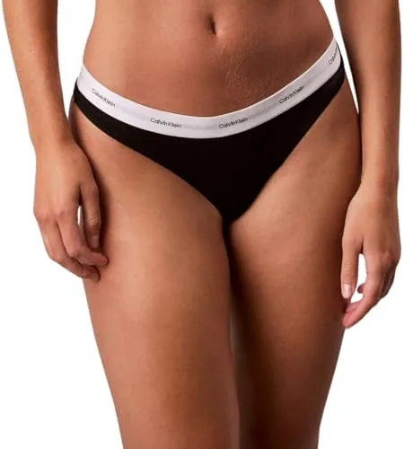 Produktbild Calvin Klein Damen String Thong Schwarz XL