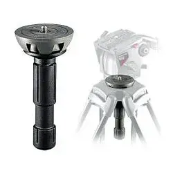 Manfrotto Halbkugel 75mm mit Knopf - Stativkopf Modell 520BALL, ideal für präzise Ausrichtung und stabile Kamerahaltung bei Fotografie und Videografie.