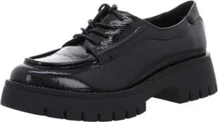 Freizeit Schnürer für Damen in Schwarz - Größe 40 - Stylischer Freizeit-Schnürer für Damen, ideal für den Alltag. Die individuell einstellbare Schnürung sorgt für optimalen Tragekomfort. Vielseitig kombinierbar und mit robuster Sohle für besten Halt.