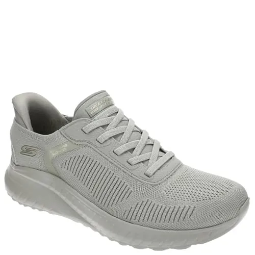 Skechers Herren Slipper VERLOMA Sneaker Grün Slip-On EU 44 - Bequemer Slipper für den Alltag mit stylishem Design. Ideal für Freizeitaktivitäten, aus hochwertigem Synthetik und Leder gefertigt, bietet er optimalen Tragekomfort und eine leichte EVA-Laufsohle.