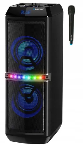 Blaupunkt PS05.2DB - Tragbarer Mono-Lautsprecher mit 800 W, Bluetooth und Karaoke-Funktion für unvergessliche Partys