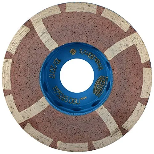 TYROLIT PREMIUM*** Diamant-Schleifteller für Stein, Ø 100 mm - Diamant-Trennscheiben mit hoher Abtragsleistung und extrem langer Lebensdauer, ideal für Trockenschliff von Beton und Gestein, vibrationsarmer Lauf für saubere Oberflächen.